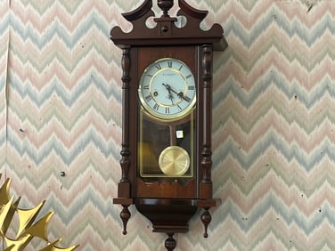 VTG Kassel Regulator 31-day Chiming Clock with Key