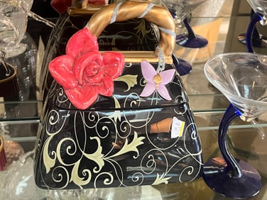 Purse Shaped Cookie Jar by David's