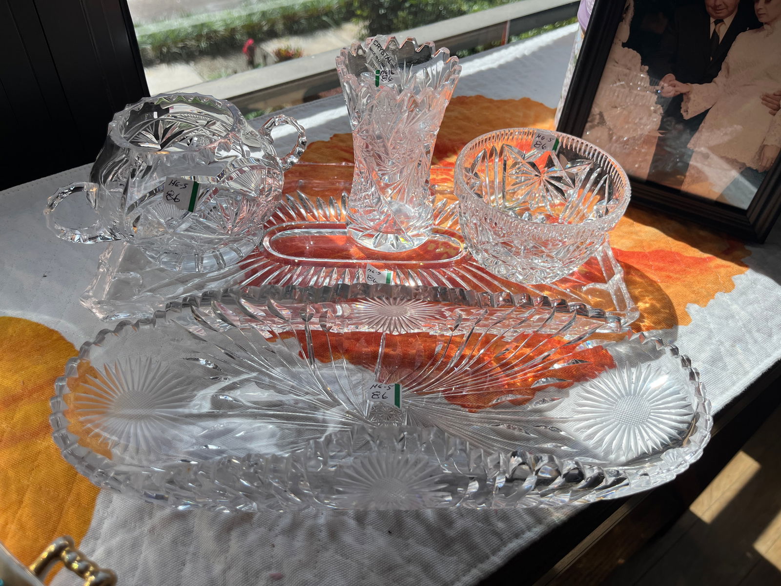 5-Assorted Crystal Items (1 of 3)