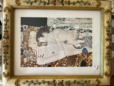 Print "Mother w/Child' of Original by Gustav Klimt