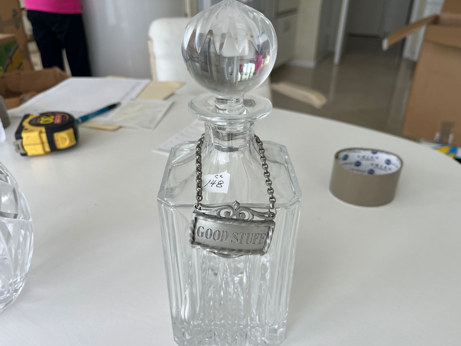 Crystal 10"h Decanter: Crystal 10"h Decanter