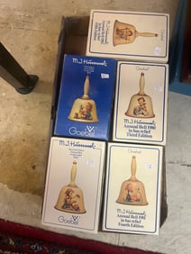 5-VTG Hummel Bells in Original Boxes