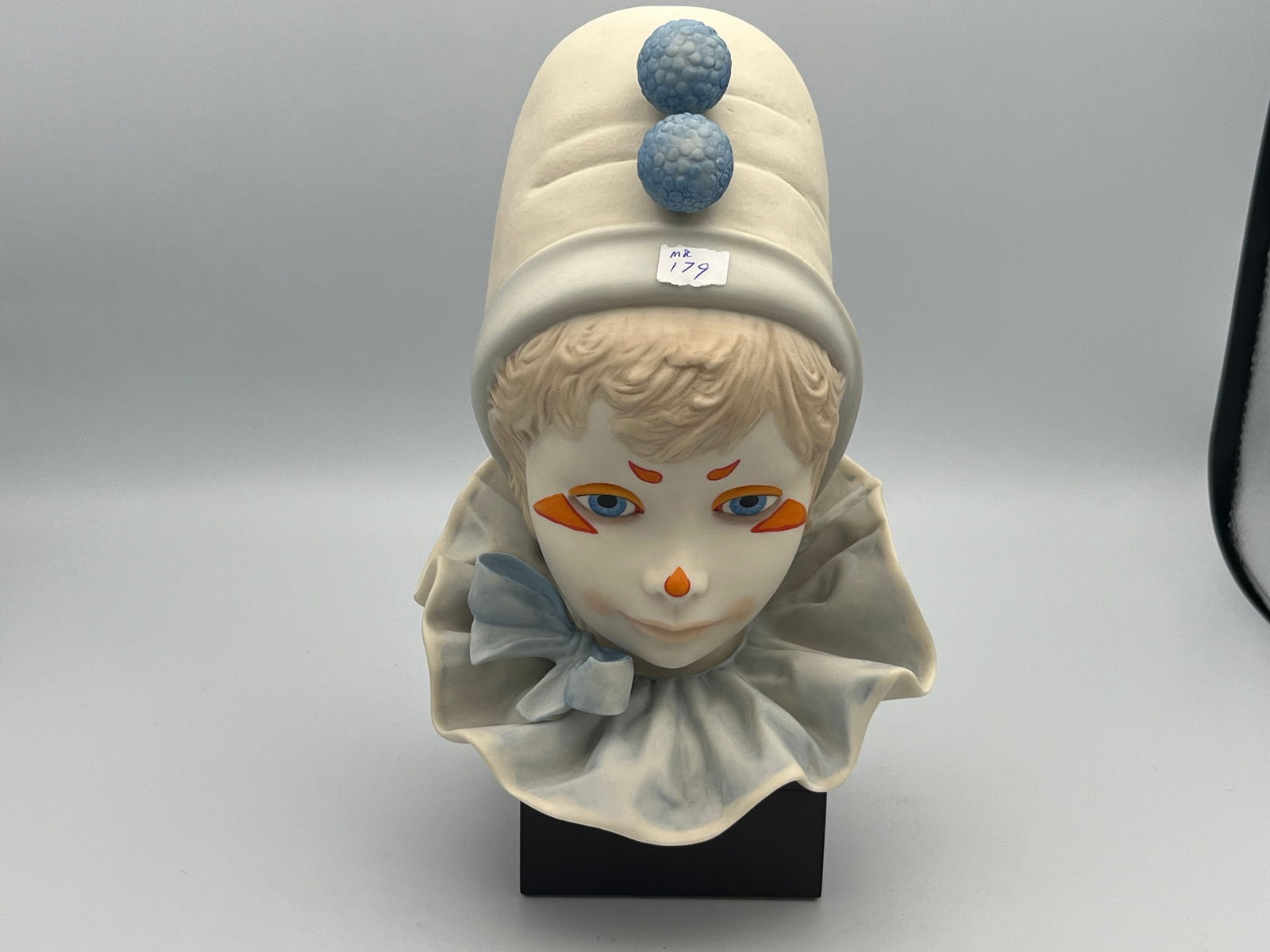Cybis VTG Porcelain Bisque 'Funny Face': Cybis VTG Porcelain Bisque 'Funny Face' 10"h