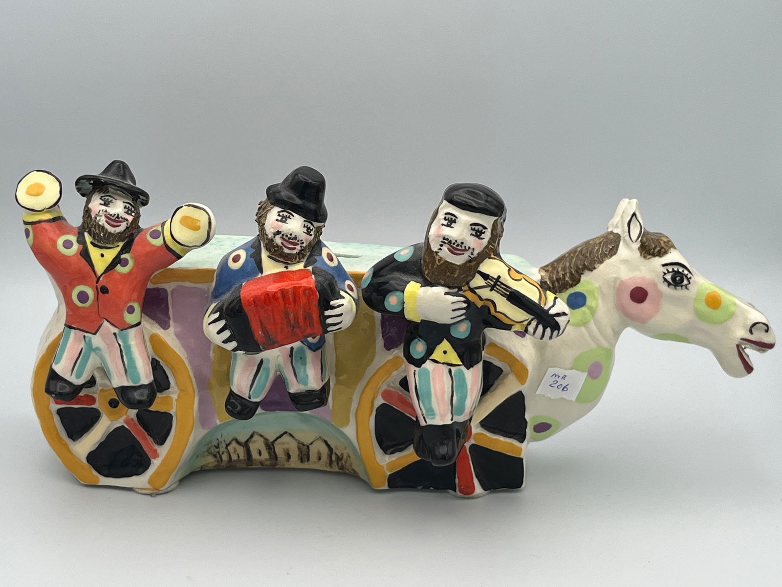 Noi Volkov Jewish Art – Ceramic Sculpture Piggy Bank (1 of 3)