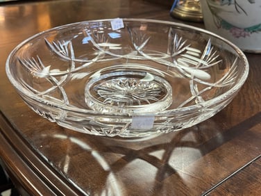 Cut Crystal Pedestal 10" Bowl