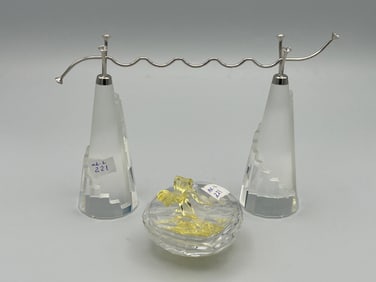 Swarvoski 'Anna's Jewel Box' & 'Stalagmite Ring Holder;\'