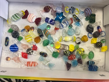 Bag Full of Murano Blown Glass (Candy & etc.)