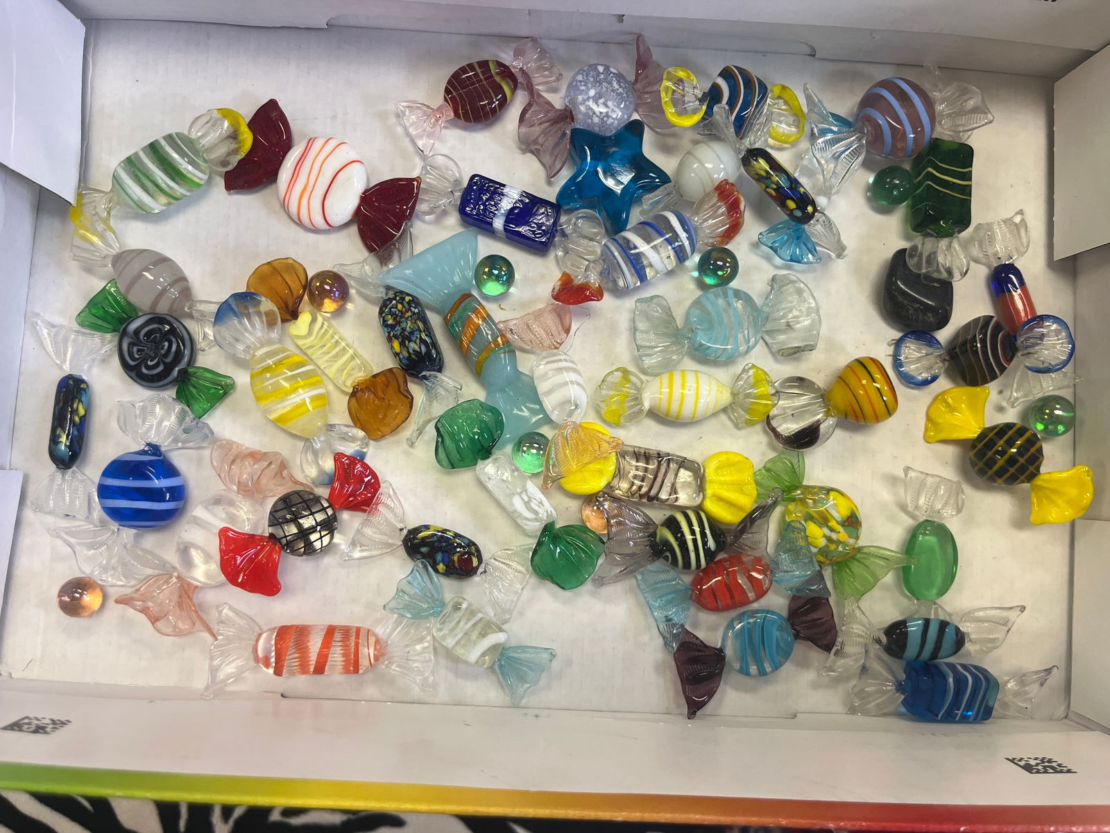 Bag Full of Murano Blown Glass (Candy & etc.): Bag Full of Murano Blown Glass (Candy & etc.)