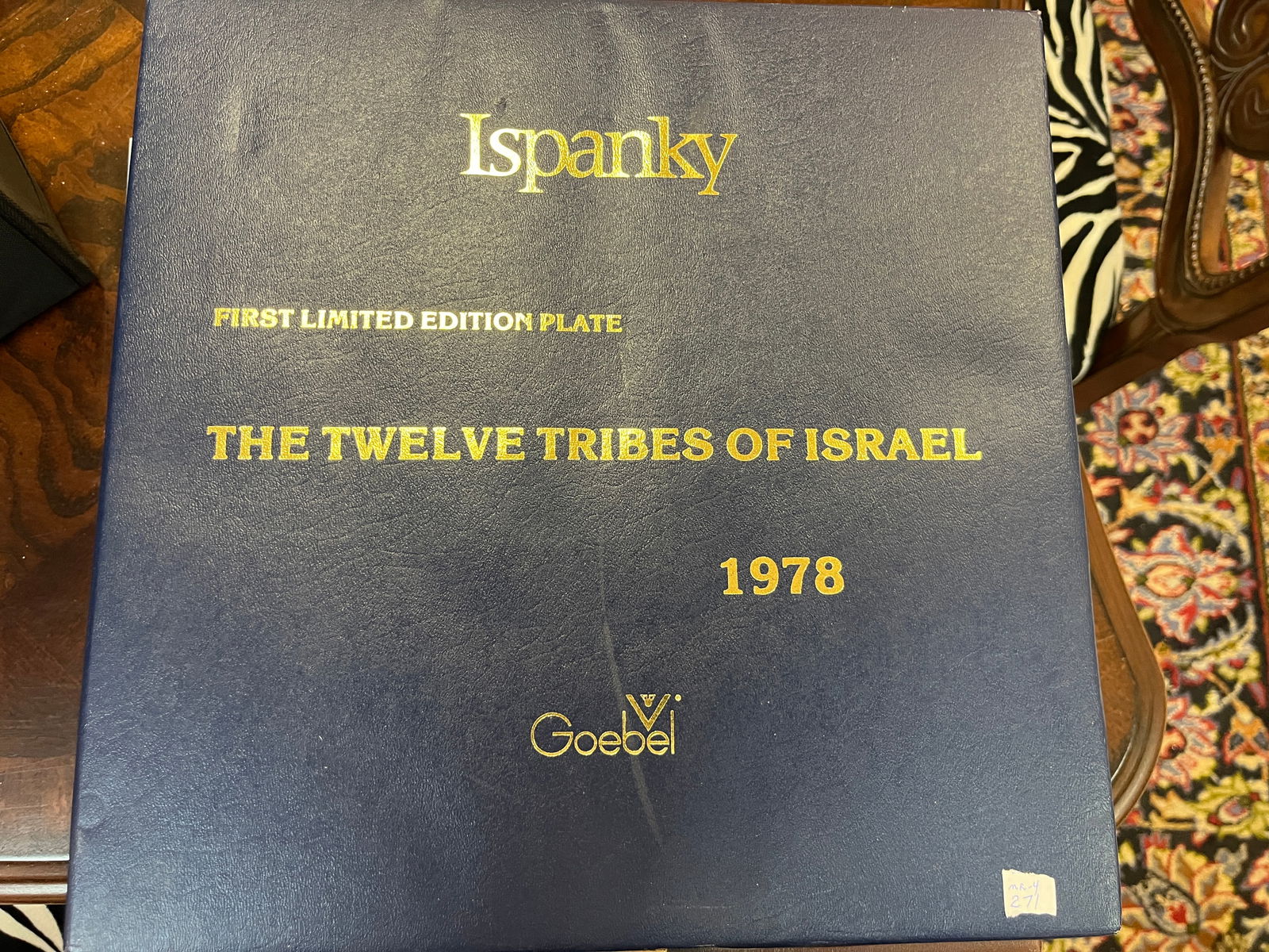 4- Laszlo Ispanky-Goebel 1st Edt 1978 thru 4th Edt.1981 Plates (1 of 8)