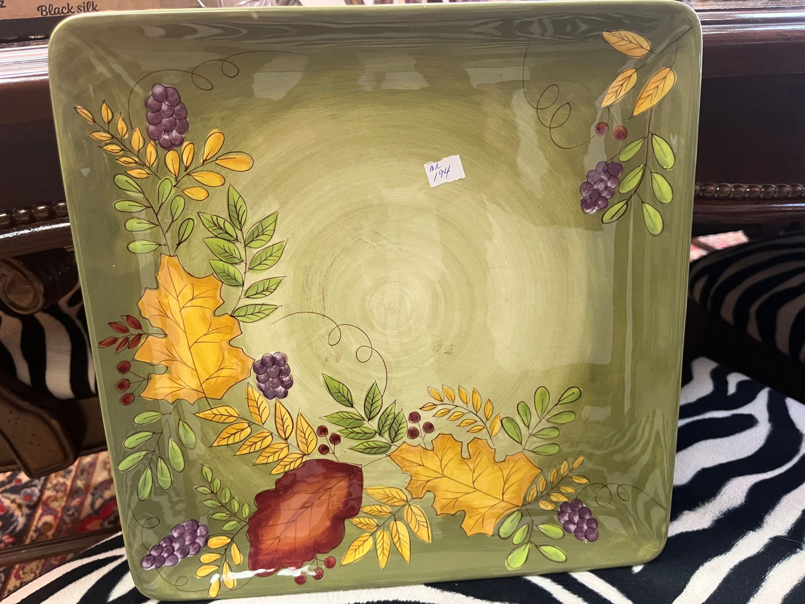 Gates Ware Dinner Plate: Gates Ware Dinner Plate 11"sq.