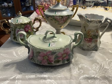 4-Similar  VTG China from Limoges to Fenton