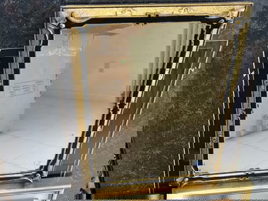 Small Gold Frame Wall Mirror