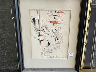 Inking 'Abstract' by Paine Stores Martin