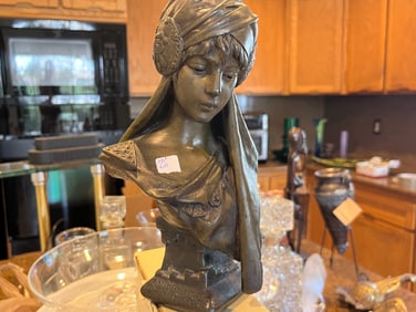 VTG French Bronze of Scheherazad by Fabercation Francasie-Paris