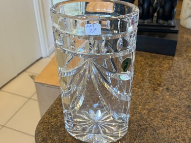 Waterford Crystal Overture Oval 8"h Vase