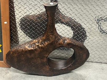 Hammered Copper Sculpture