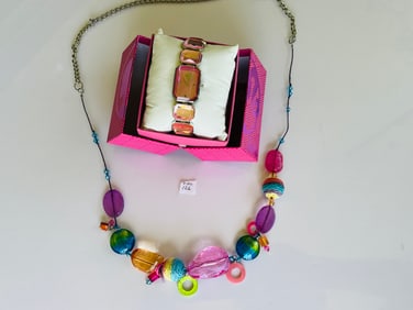 BARBIE Wrist Watch plus a Necklace