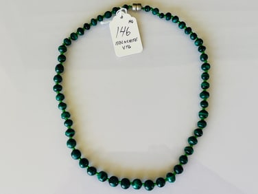 MALACHITE Beaded Necklace