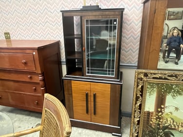 VTG Deco Cabinet (has a Bakelite Pull Knob)