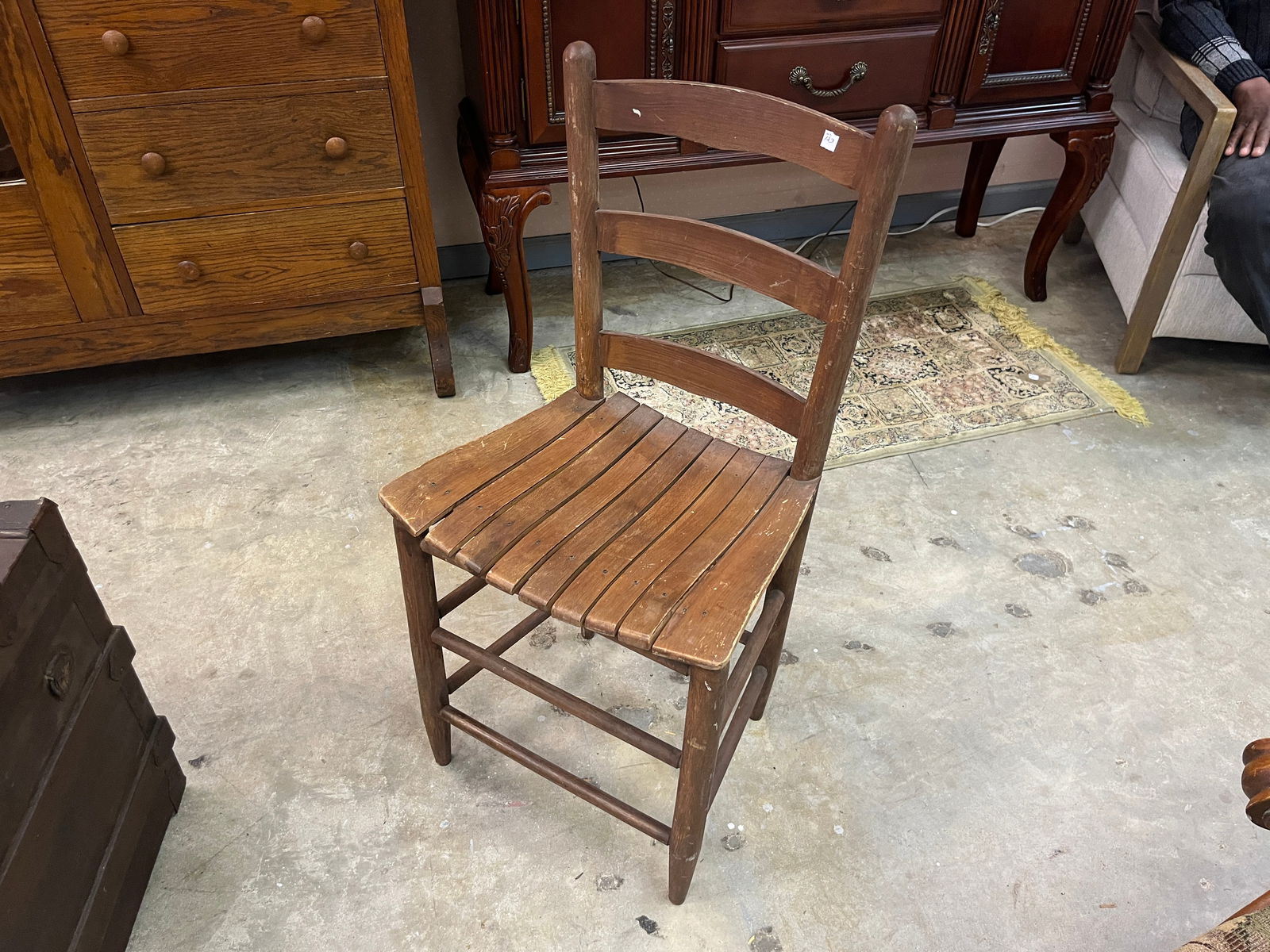Antique Ladderback Chair (1 of 3)