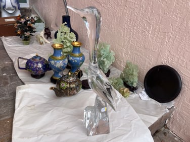 VTG Daum France Crystal Heron