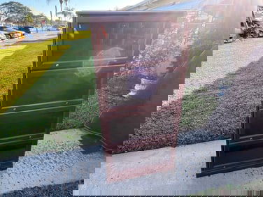 4-Section Barrister one piece Bookcase with Receding Doors