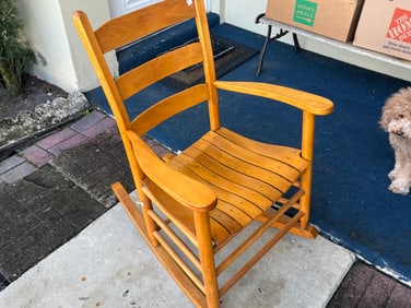 VTG Ladder Back Rocker