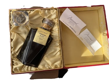 Martell Cordon Bleu Cognac in Baccarat Decanter
