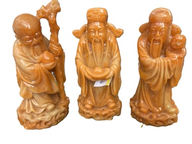 (3) VTG Chinese 5"h Figures