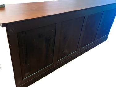 Custom Made Peruvian Mahogany Buffet