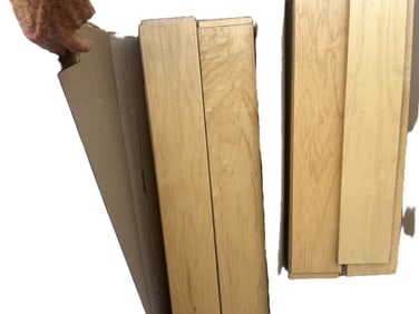 Boxes of Wood Flooring