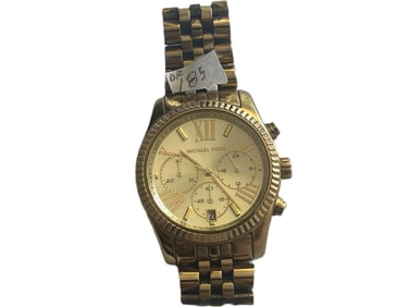 Michael Kors Levington Gold-tone Chronograph Watch model 5556