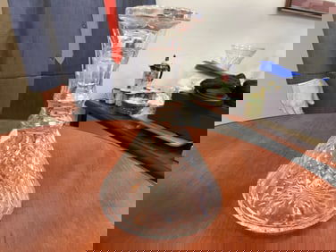 VTG Stuart Cut Crystal Decanter-England