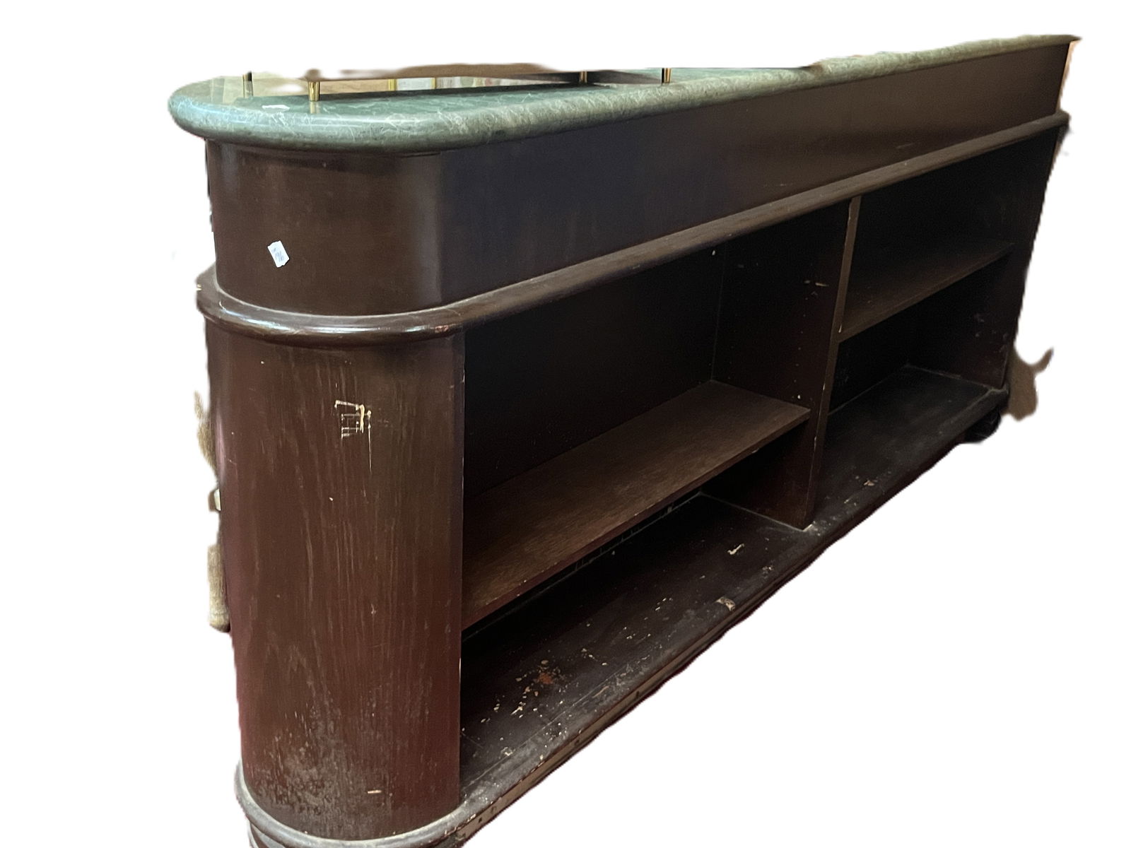 Green Marble Top Elongated Bar (1 of 2)