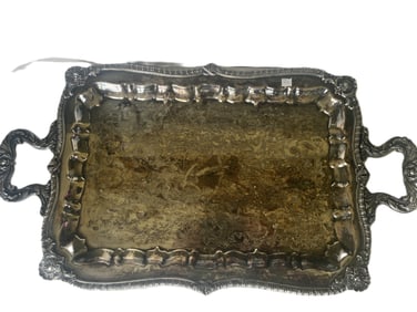 VTG Fine Silver Plate Serving Tray