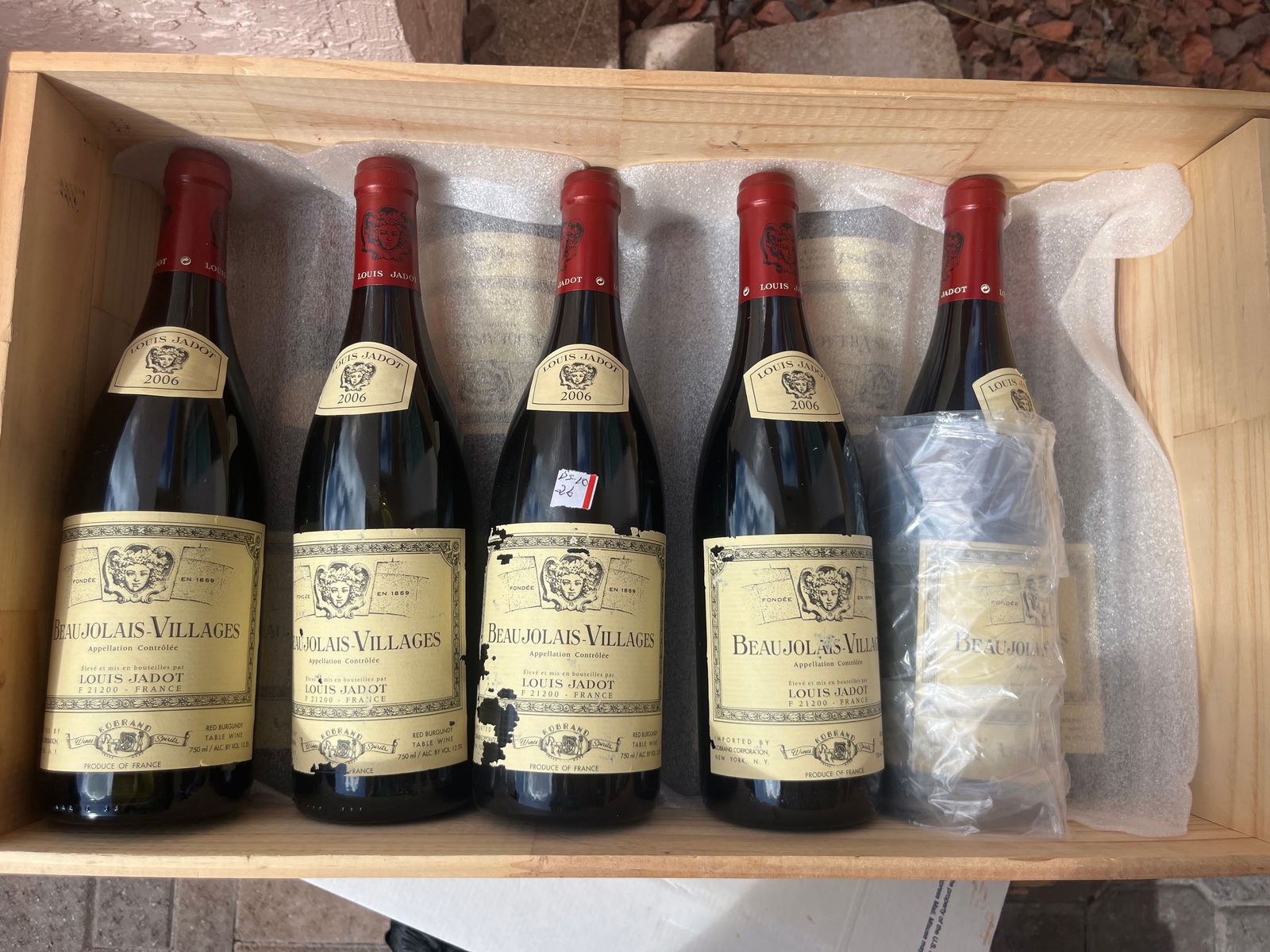 Case of (10) 2006 Beaujolais Villages Wine: Case of (10) 2006 Beaujolais Villages Wine (The deceased was in liquor sales)