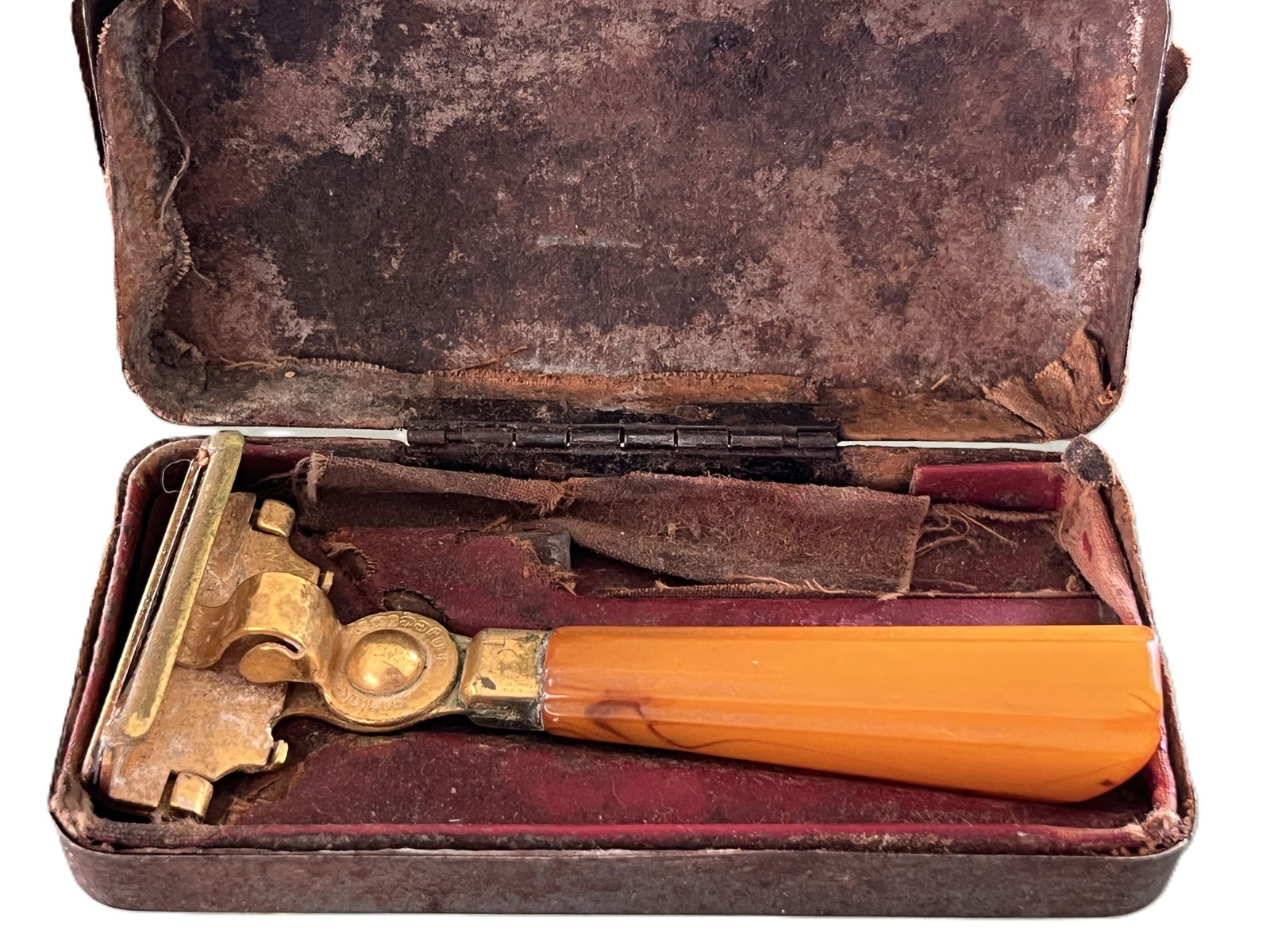 VTG Schick Injector Safety Razor with Bakelite Handle 1930's-1940's: VTG Schick Injector Safety Razor with Bakelite Handle 1930's-1940's