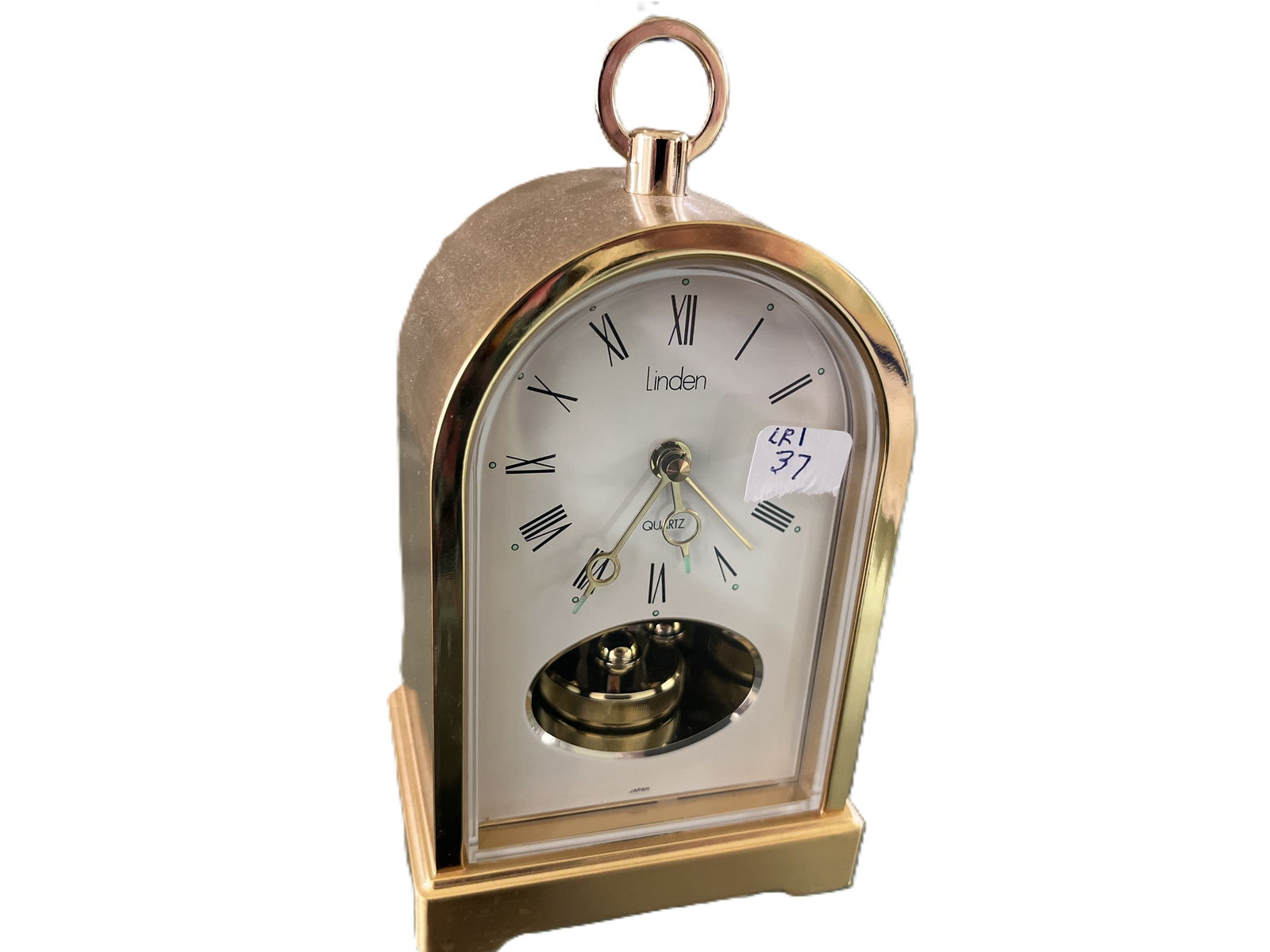 VTG Linden pendulum Small Brass Alarm Clock: VTG Linden pendulum Small Brass Alarm Clock