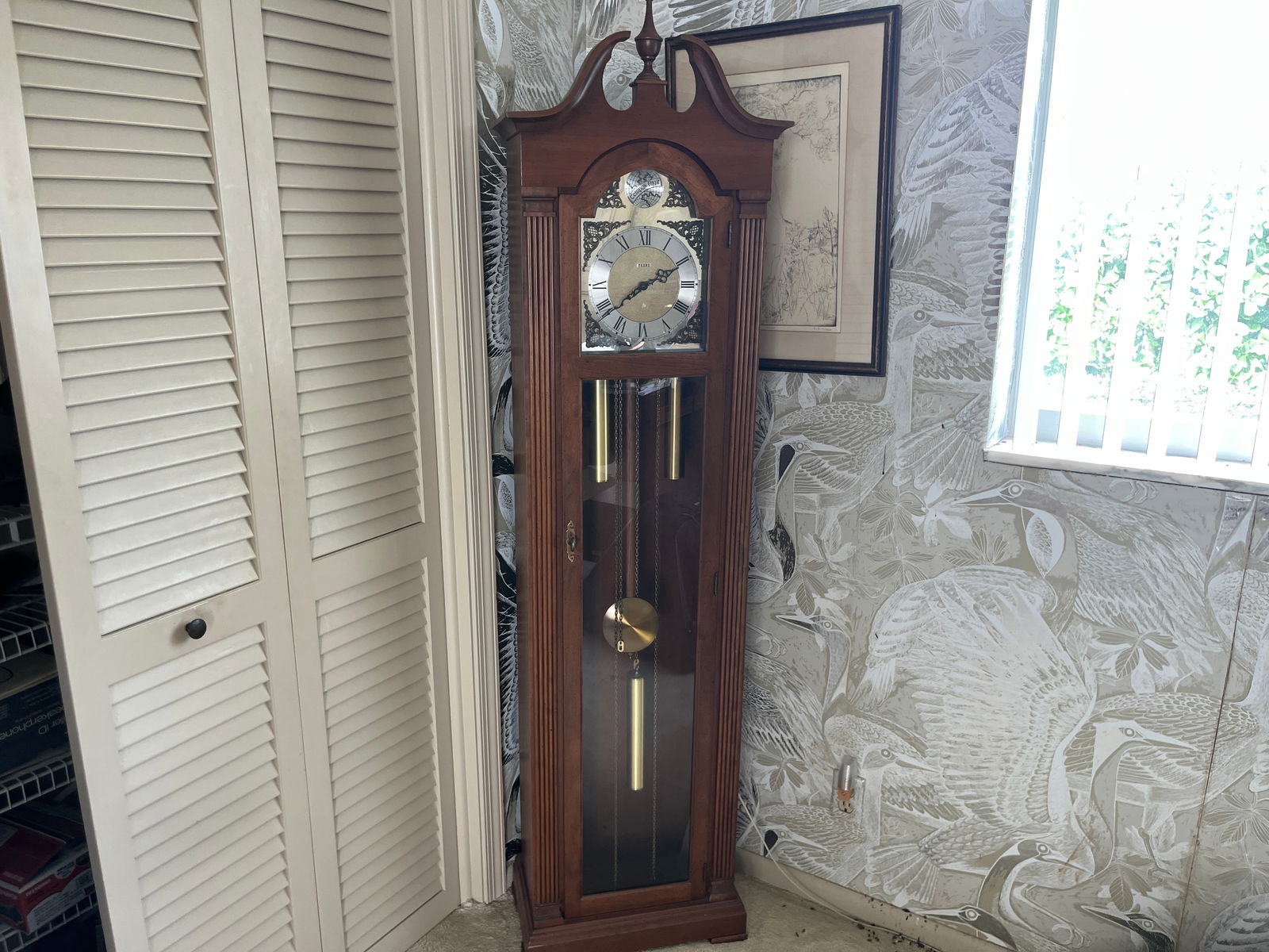 VTG Original TREND Grandfather Clock: VTG Original TREND Grandfather Clock, 72"h