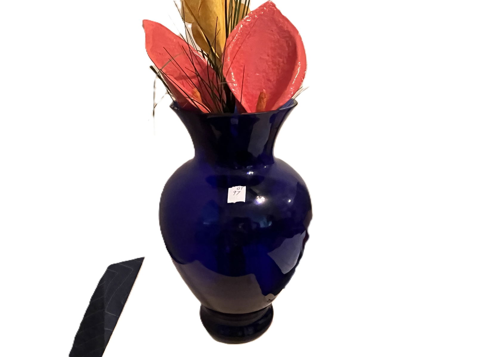 VTG Cobalt Blue 12"h Vase: VTG Cobalt Blue 12"h Vase