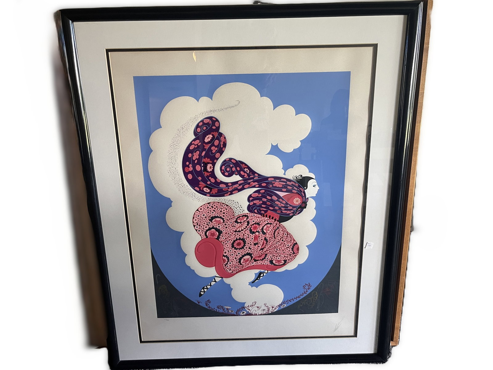 Erte' Serigraph AP 115/300 'Sweep Away ' 1983 (1 of 4)
