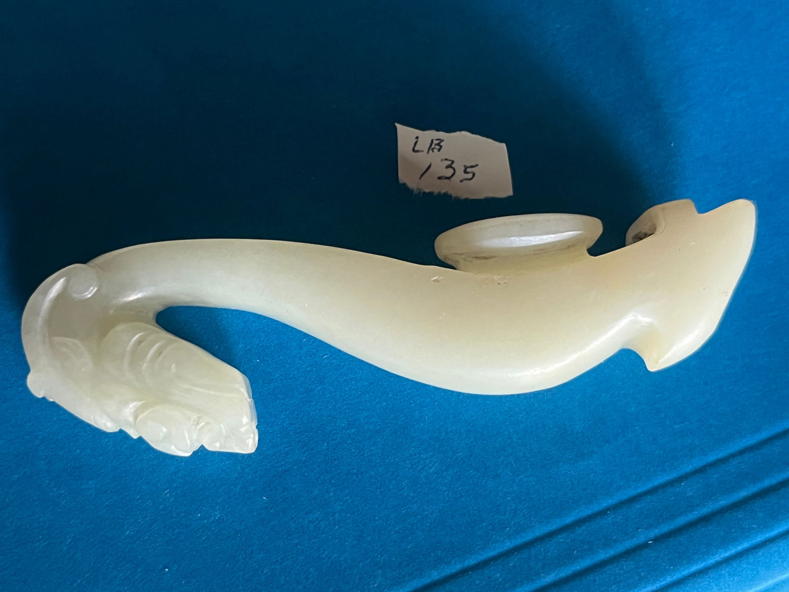 Chinese Jade Dragon Belt Hook (1 of 2)