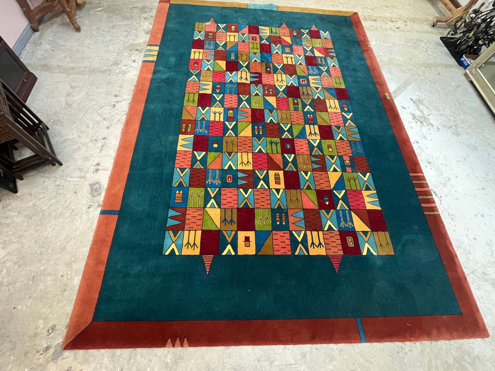 Hand Crafted Wool Area Rug, New Zeland (1 of 2)