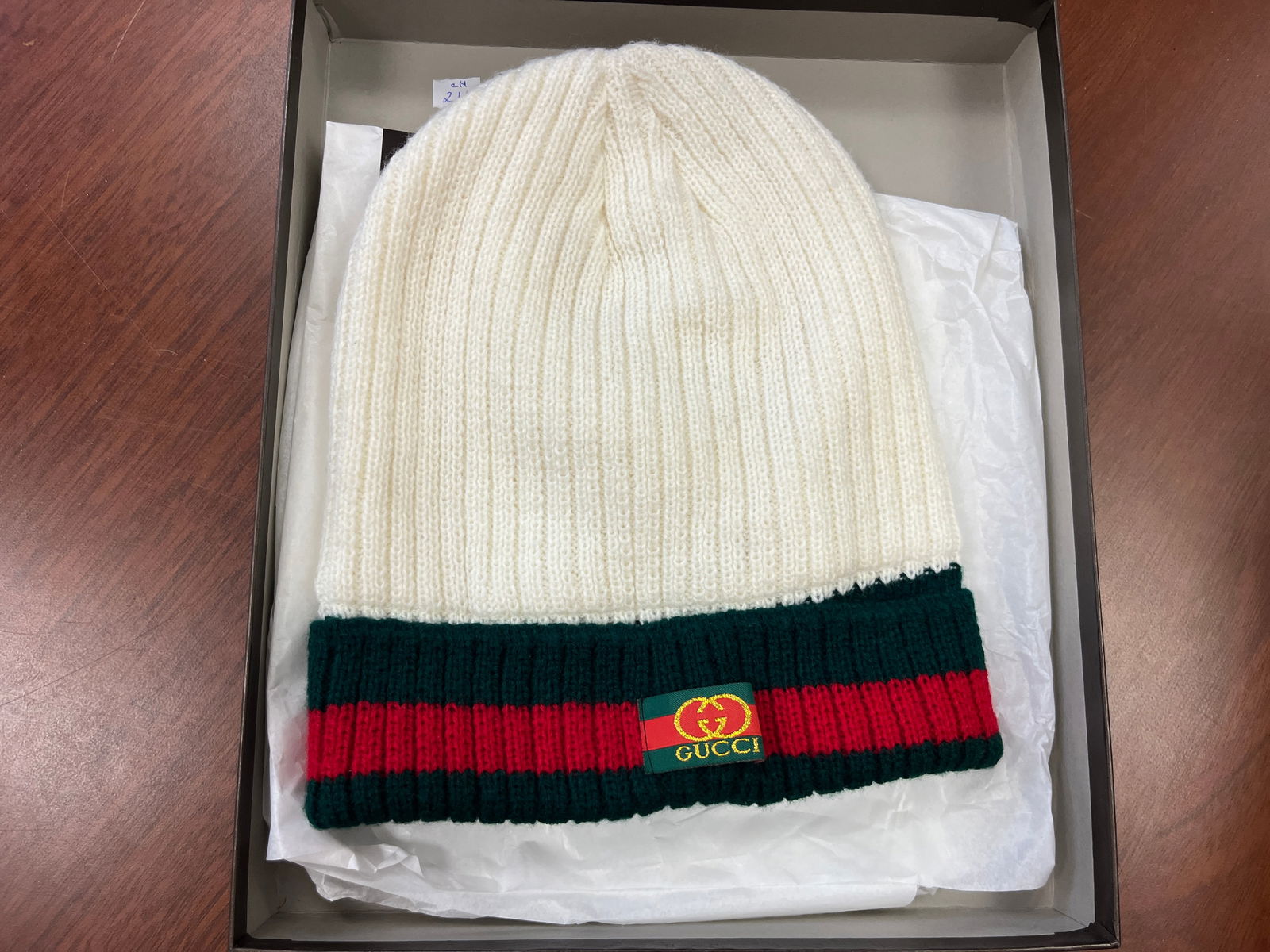 Gucci Knock-off Wool Beanie Hat: Gucci Knock-off Wool Beanie Hat