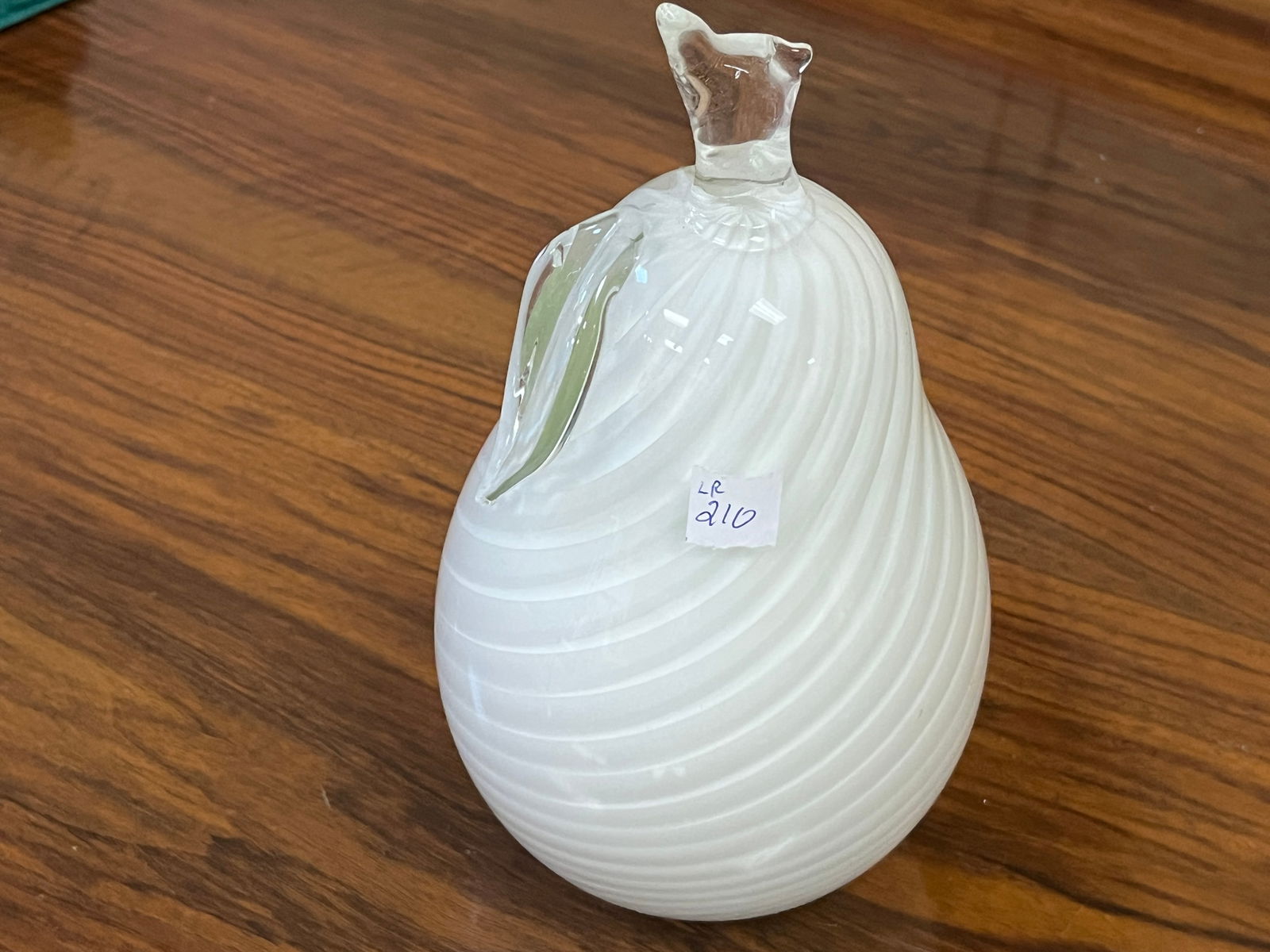 MCM Murano Hand Blown Art Glass Pear: MCM Murano Hand Blown Art Glass Pear