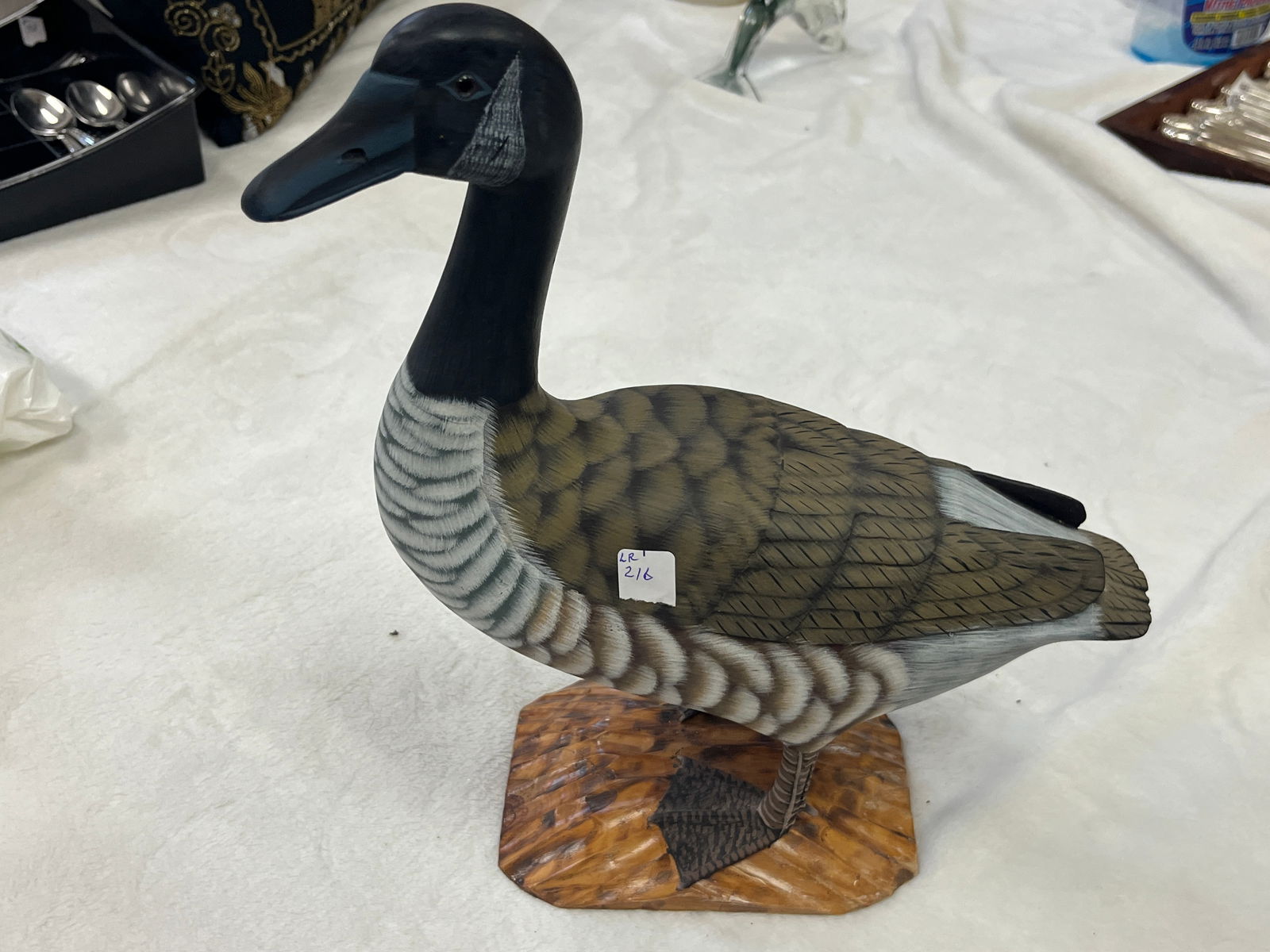 MCM Heritage Hand Carved & Painted Canadian Goose (1 of 2)