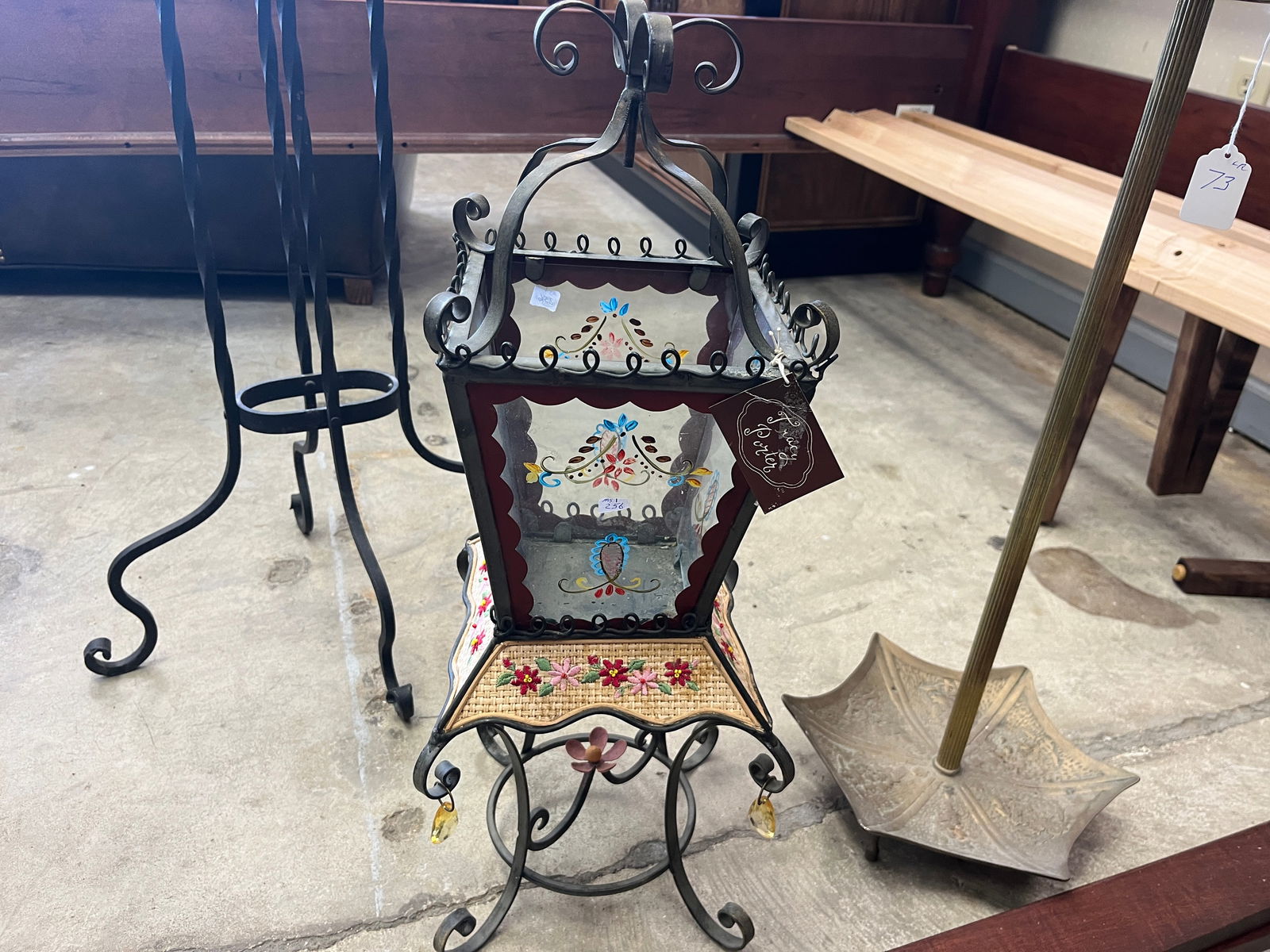 Tracy Porter Metal Frame Lantern: Tracy Porter Metal Frame Lantern