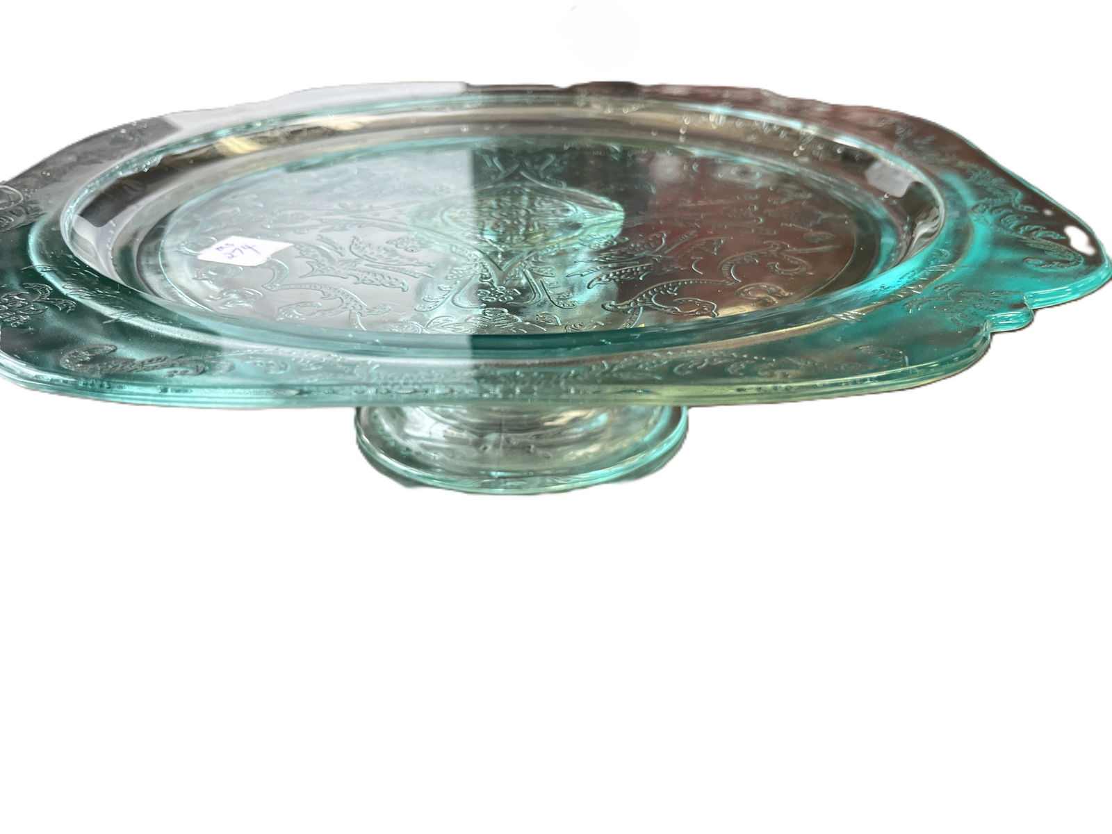 VTG Indiana Glass Pedestal Cake Stand 'Madrid' is the pattern. 1970's: VTG Indiana Glass Pedestal Cake Stand 'Madrid' is the pattern. 1970's