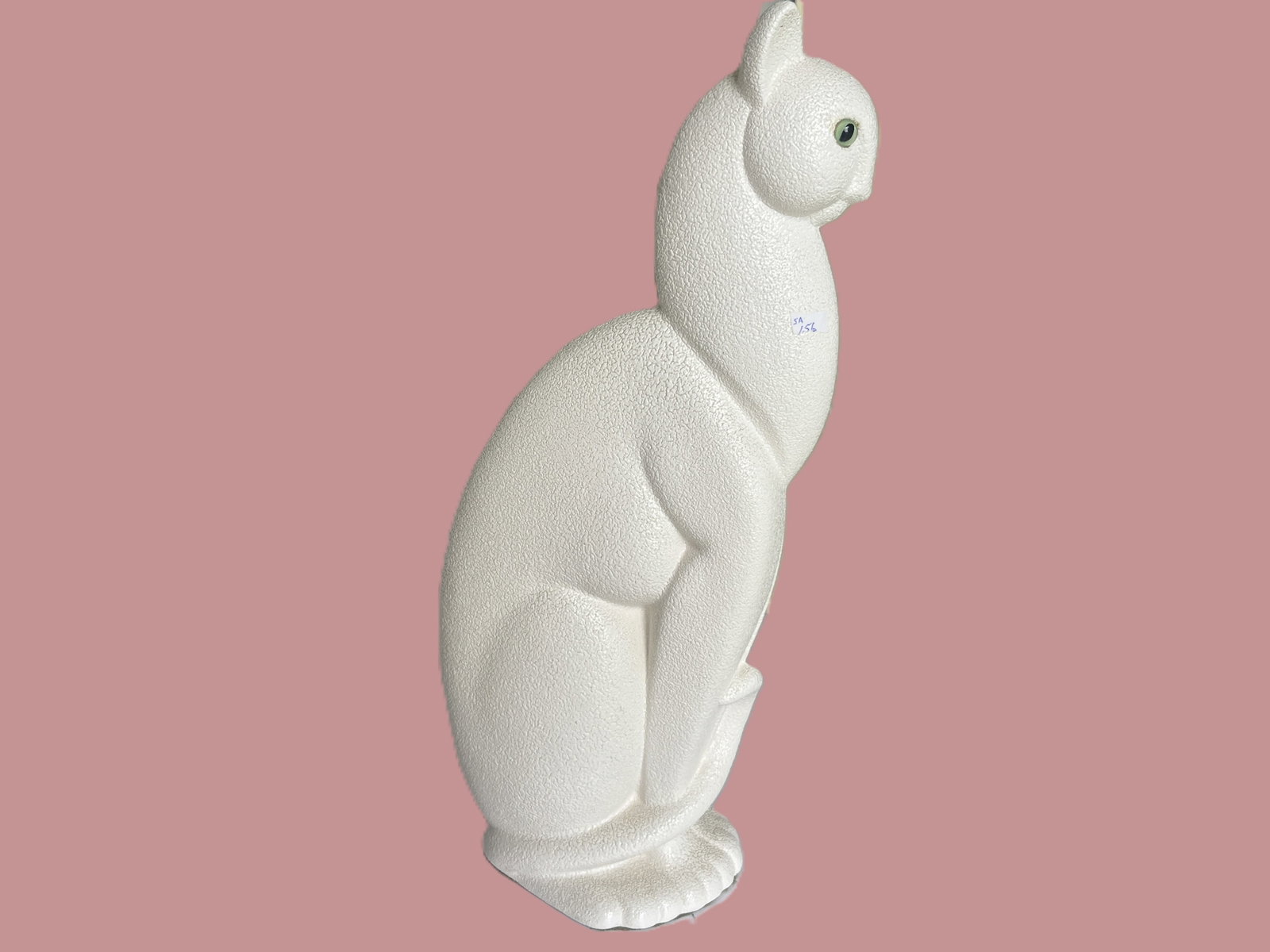 Royal Haeger White Ceramic Cat Sculpture (1 of 4)