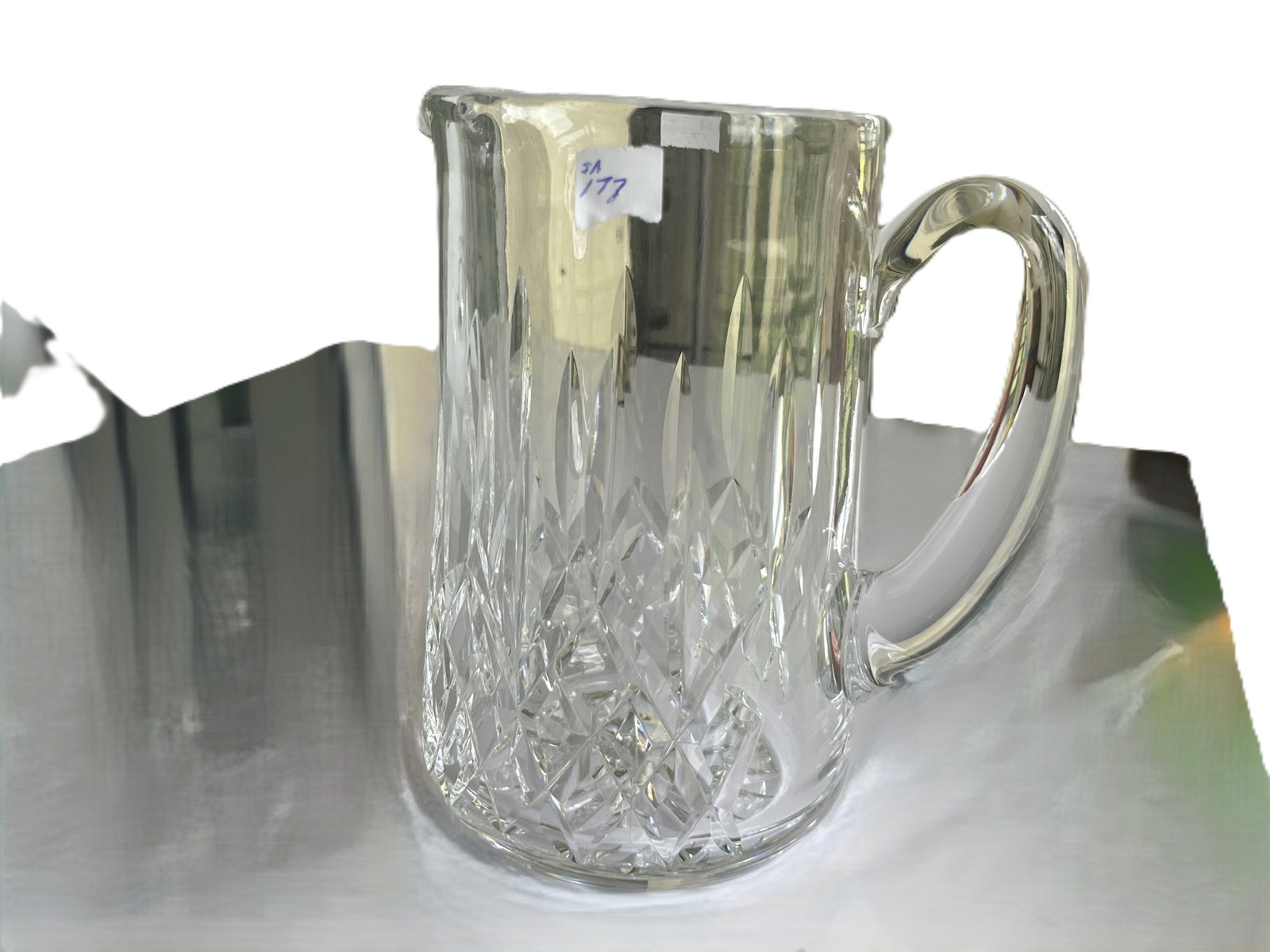 Waterford Cut Crystal Pitcher. 7"h (1 of 2)